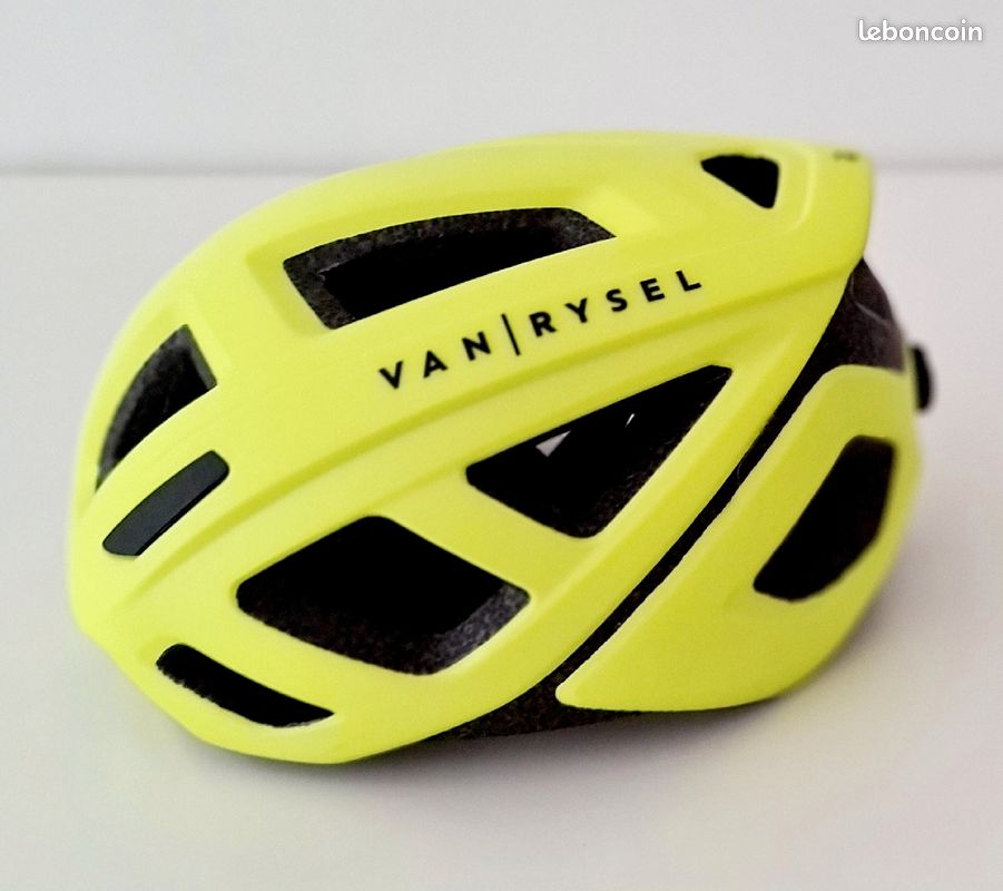 Casque velo route jaune fluo - neuf - (image 5)