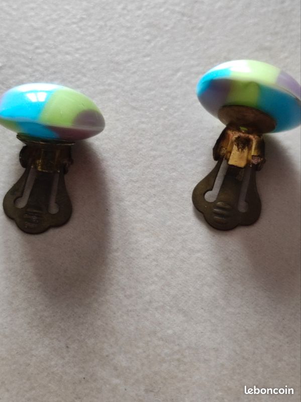 Collier et boucles d'oreilles Vintage (image 8)