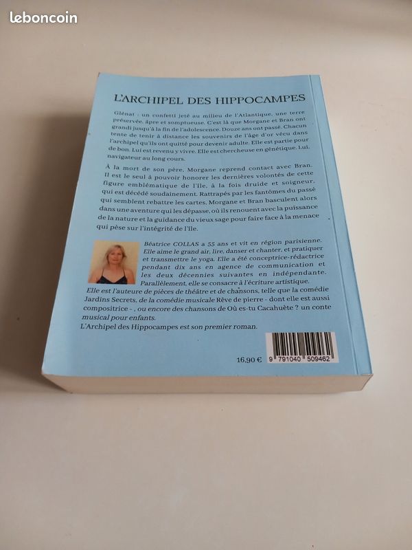 L'ARCHIPEL des hippocampe Béatrice COLLAS Editions LIBRINOVA Dédicacée Eo Tbe (image 2)