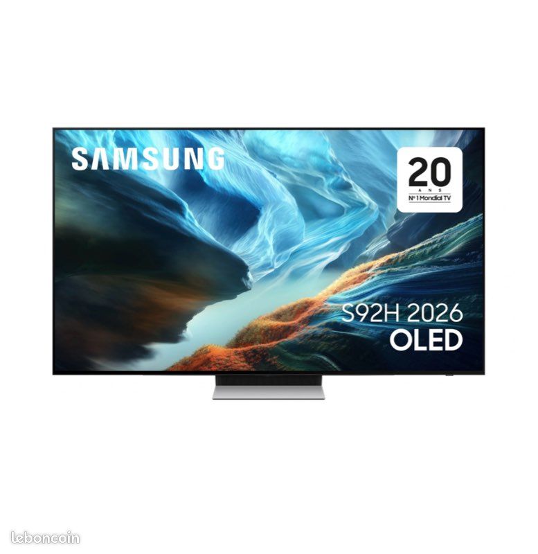 TV OLED SAMSUNG OLED TQ77S92H 77 pouces 196 CM Octobre 2026 Neuf dans emballage scellé , facture Darty (image 1)