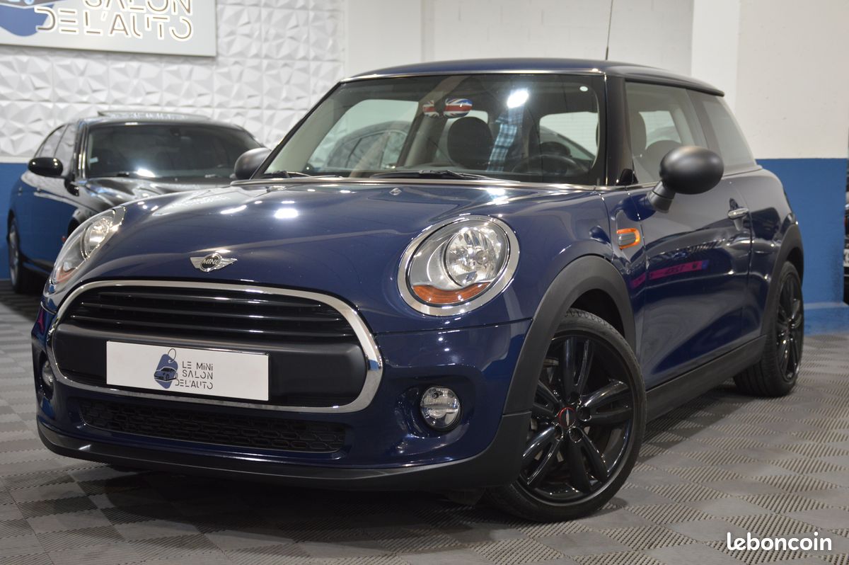MINI ONE III (F56) 1.2 ONE 102 BOITE AUTO 3 PORTES-67.740km-1ère Main-Climatisation-Sièges Chauffants-Radars-Jantes Track Spoke 17" Noir-Historique Mini-Etat Rare-Garantie 6 Mois (image 2)