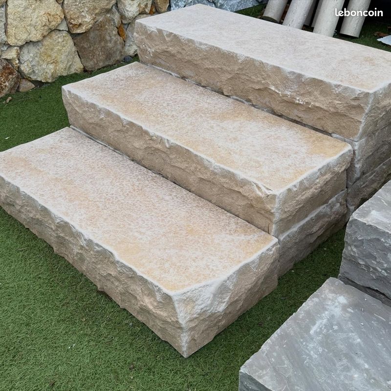 🧱 Bloc Marche Pierre Naturelle Égypte Extérieur Prix Direct (image 3)