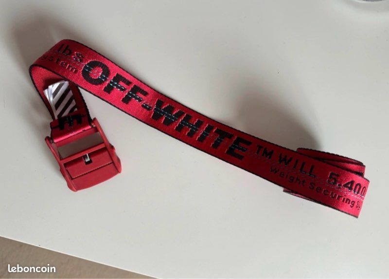 Off-White Belt Red Accessoires Bagagerie
