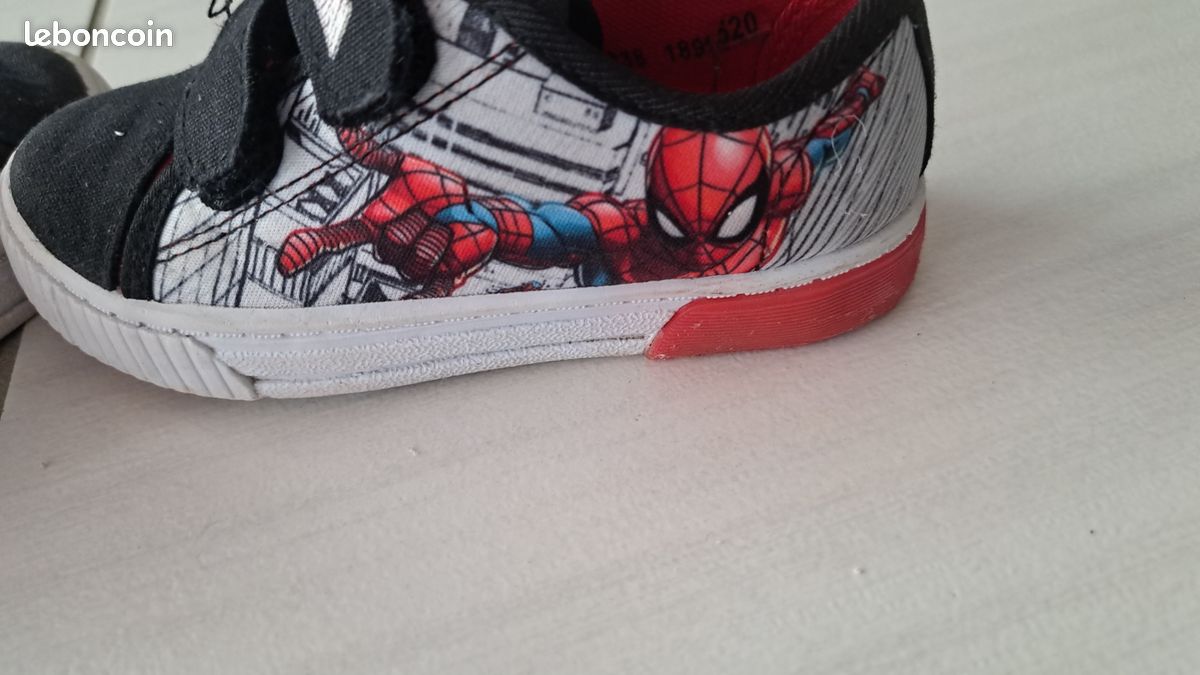 Basket Spiderman Basket Clignotante Baskets Running Lumineuses