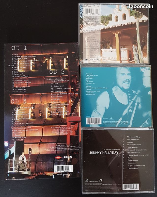 Johnny Hallyday - lot CD dont coffret stade de France 98 (image 2)
