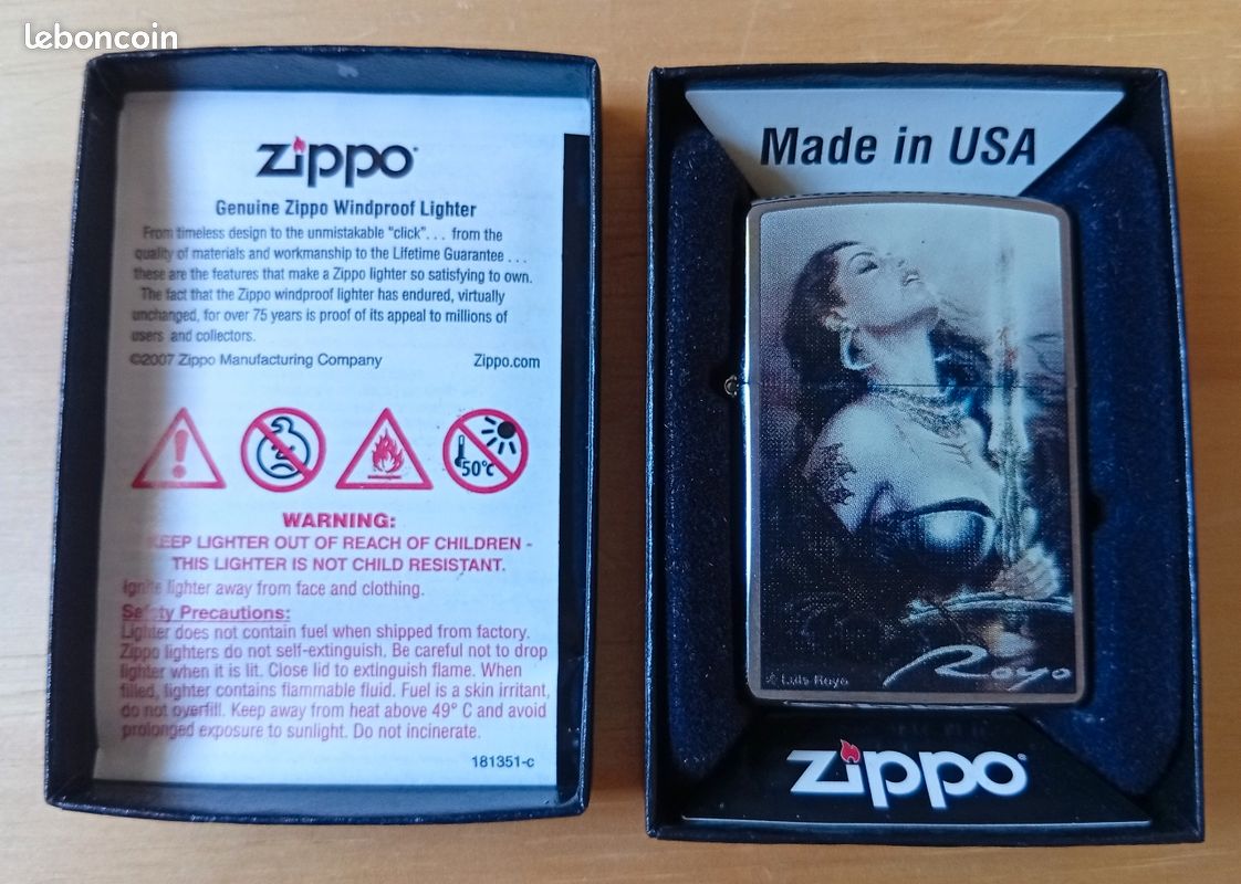 Briquet Zippo Louis Royo (image 4)