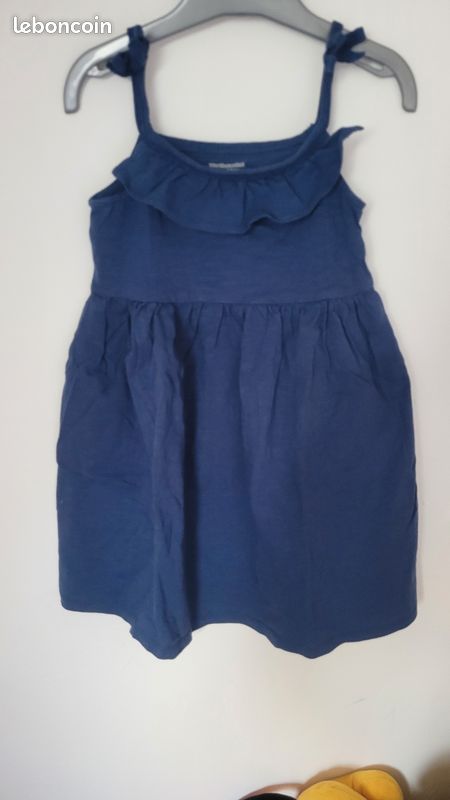 Robe d'été bleu marine Vertbaudet 5 ans / 110 cm (image 3)