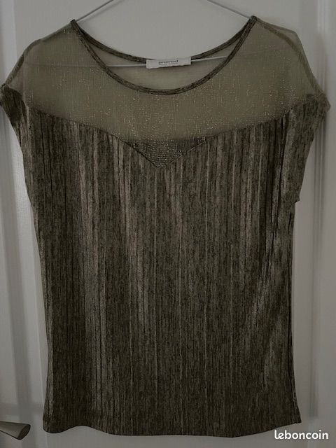 Tee shirt vert brillant Promod - Taille XS (image 3)