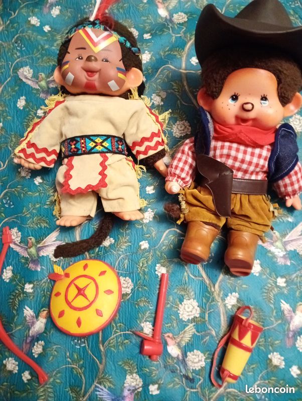 Ensemble Vintage Pantalon Et Veste Cow-boy Indien Kiki Ajena Par Sekiguchi - Occasion