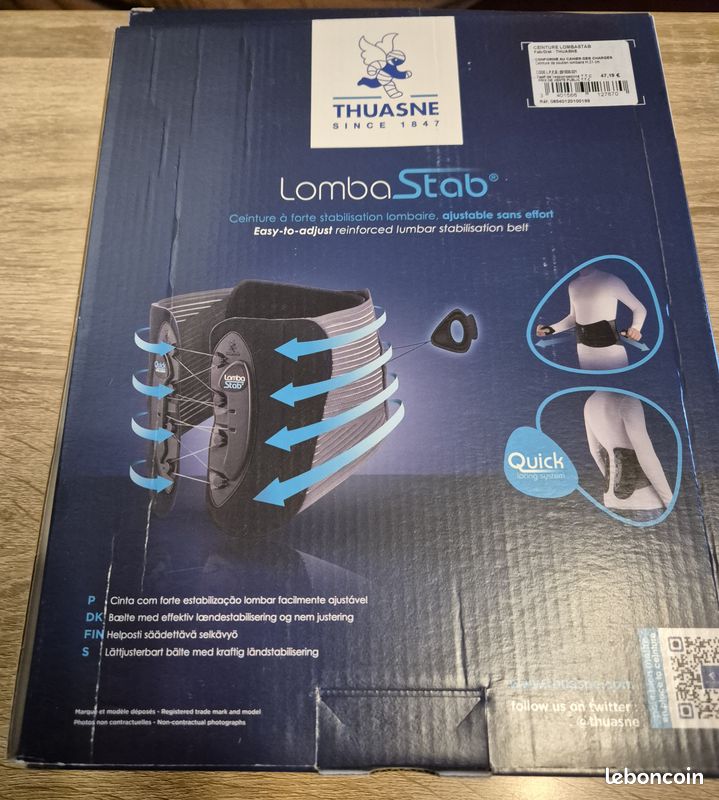 Ceinture Lombaire Thuasne Lombastab Ceinture Lombaire LombaStab De