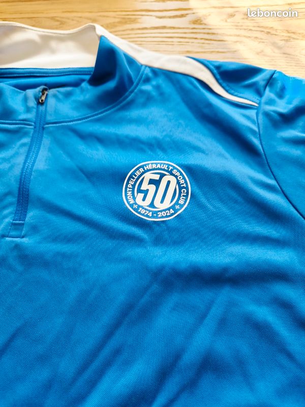 Haut d'entraînement / Sweat zippé Nike MHSC Montpellier 50 ans (1974-2024) (image 2)