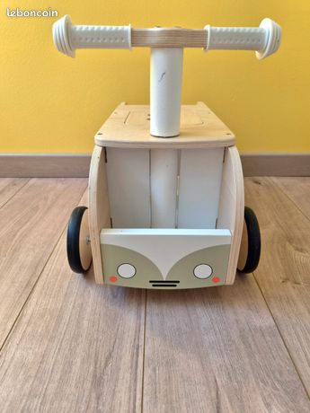 Porteur Bus à Doudous HANOÏ En Bois Multicolore – Vertbaudet - Jeux & Jouets Porteur Bus à Doudous HANOÏ En Bois Multicolore – Vertbaudet - Jeux & Jouets