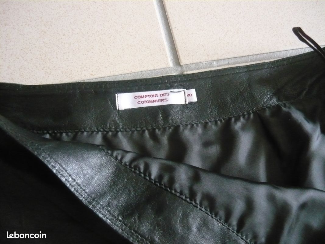 Jupe Comptoir des Cotonniers en cuir (image 2)