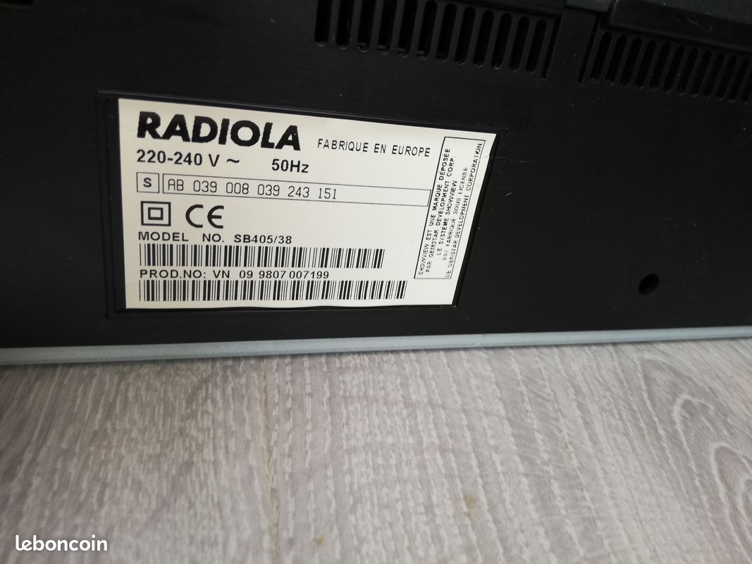 MAGNÉTOSCOPE VHS RADIOLA 2SB110/18 EUR 30,00 - FR