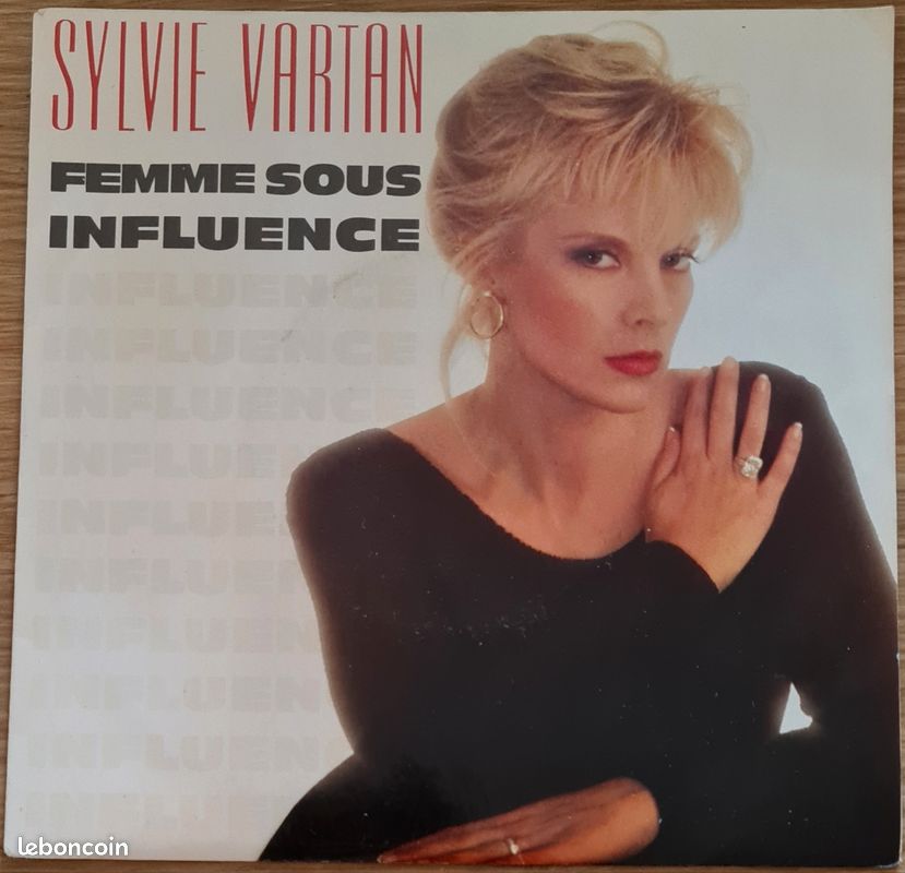 Sylvie Vartan 45t 2 titres 2ème pochette Femme sous influence 1987 (image 1)