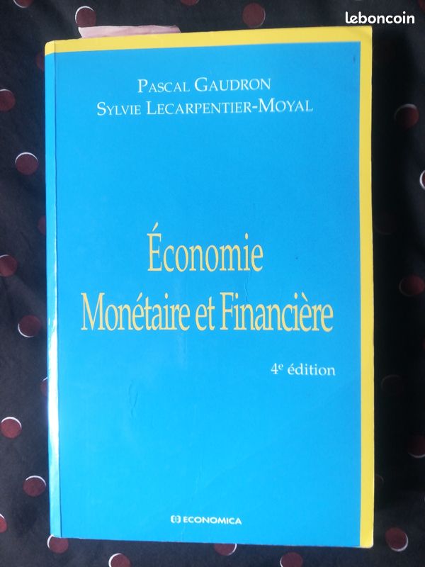 Livre Economie Monétaire et Financière (image 1)