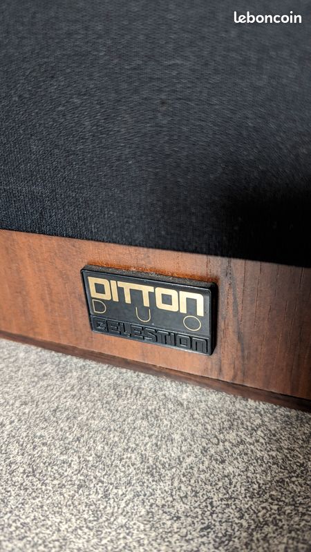 Enceintes vintage DITTON DUO CELESTION (image 3)