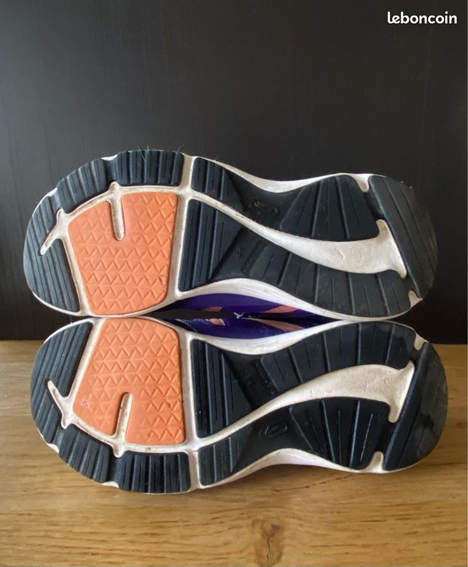 Basket violet/corail Kalenji 34 Chaussures