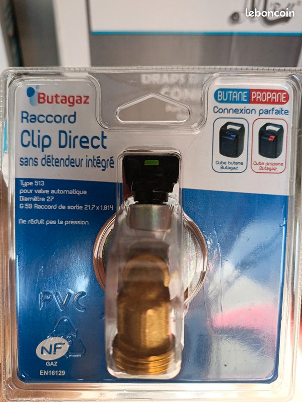Raccords, coudes, détendeurs, lyre, flexibles gaz butane propane groupe sécurité chauffe eau (image 19)