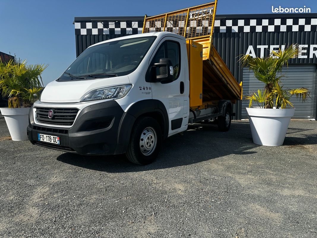 Fiat Ducato Pritsche/Kipper 35 FIAT Ducato 2.3L BENNE GPS TEL ETC...(16 585  HT) (image 13)