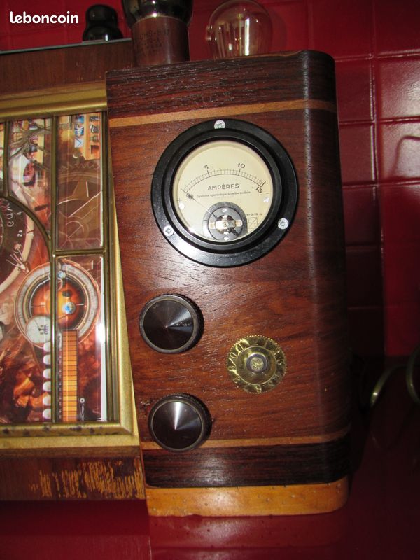 Lampe Poste TSF, Style "Steampunk", Fabrication Artisanale (image 4)