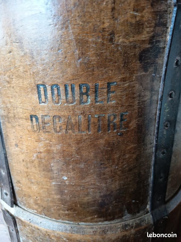 Ancien Décalitre De Mesure – Contenant Vintage En Bon état