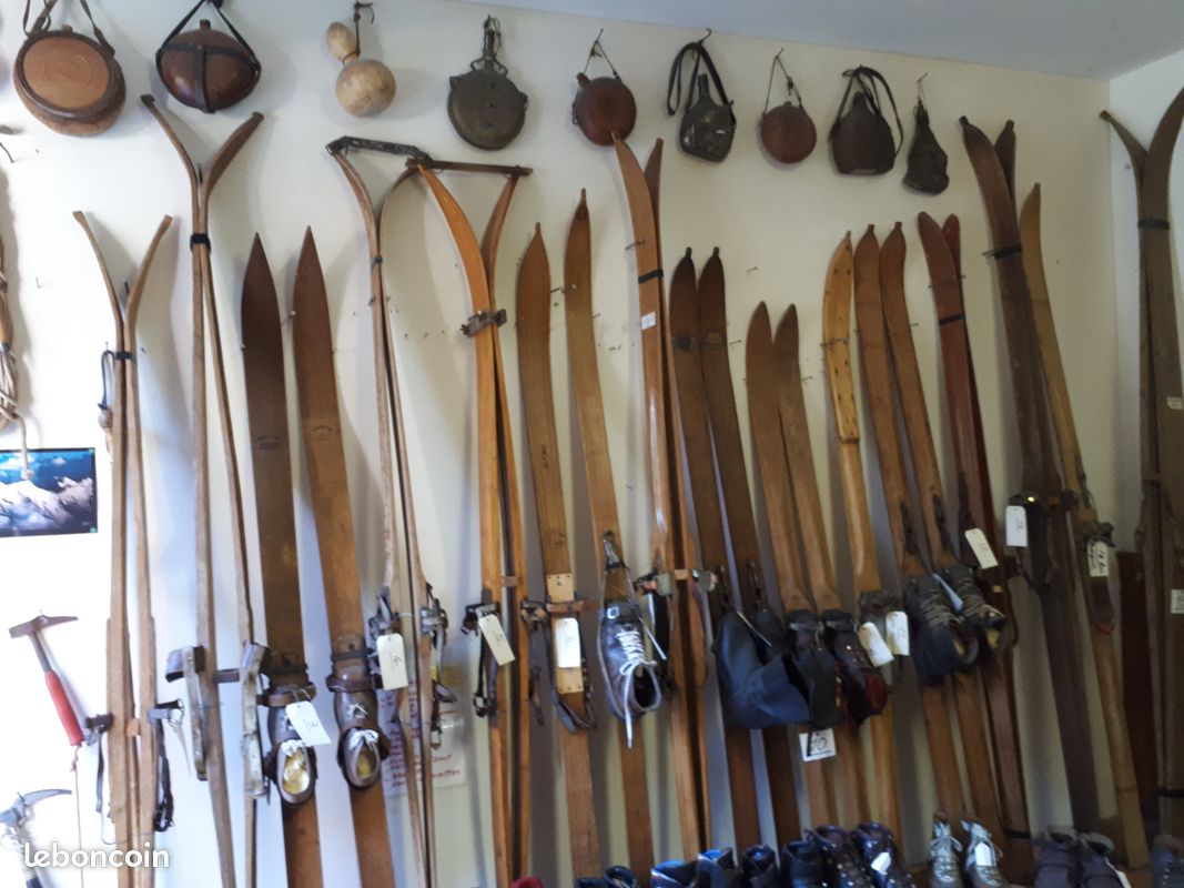 Ski ancien - Collection / musée ski et matériel de montagne (image 9)