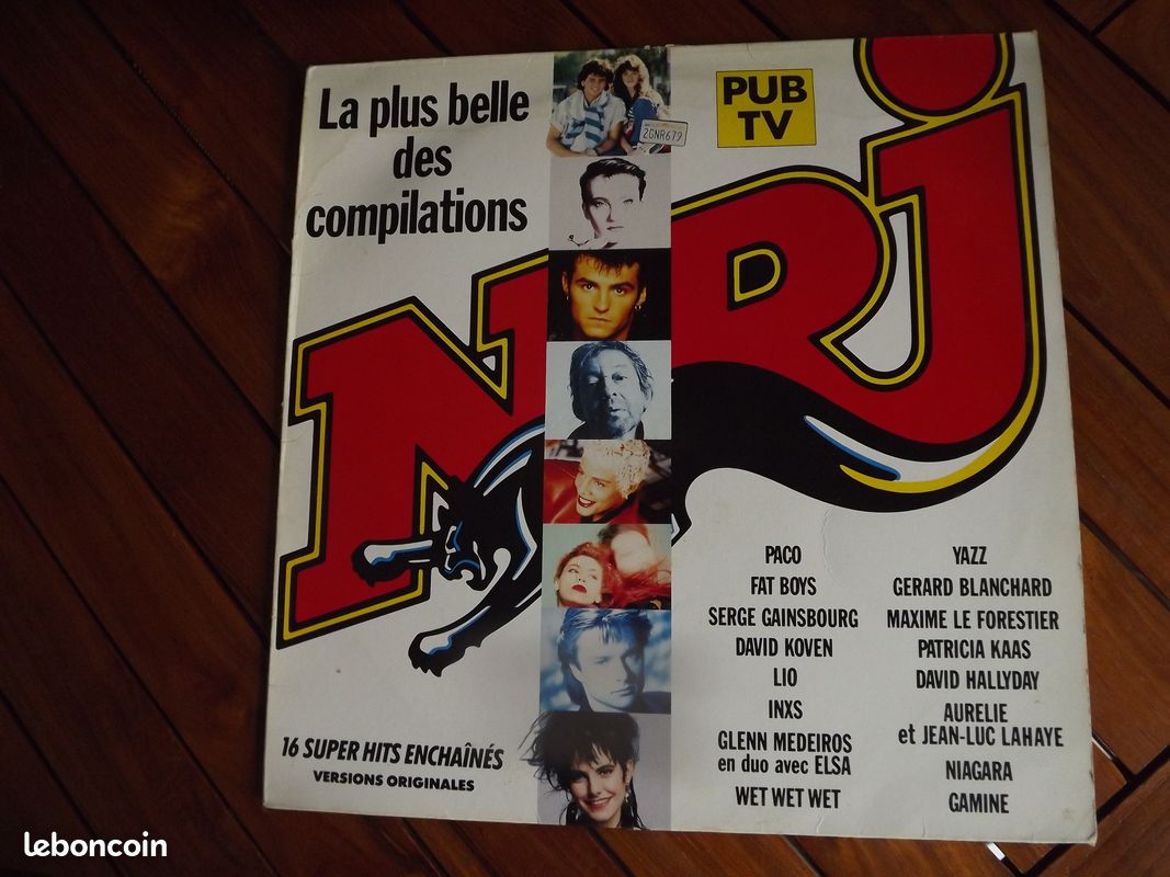 La plus belle des compilations NRJ vinyle 33t (image 1)