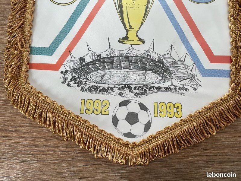 Fanion ancien Football Club Italien Milan AC Italy pennant