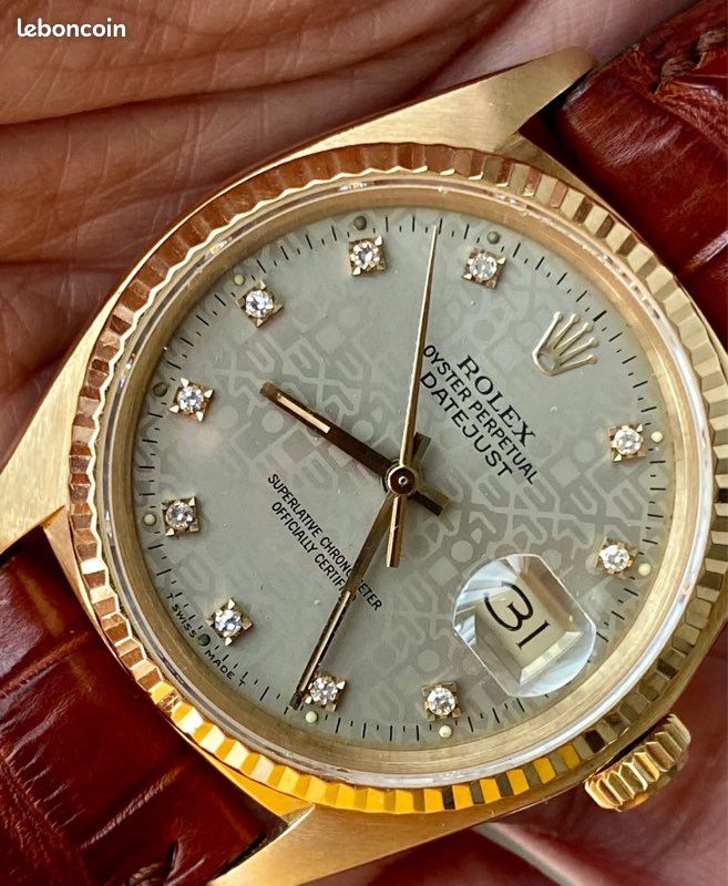 Rare : Rolex 16018 anniversary dial and diamonds circa 83 (image 8)