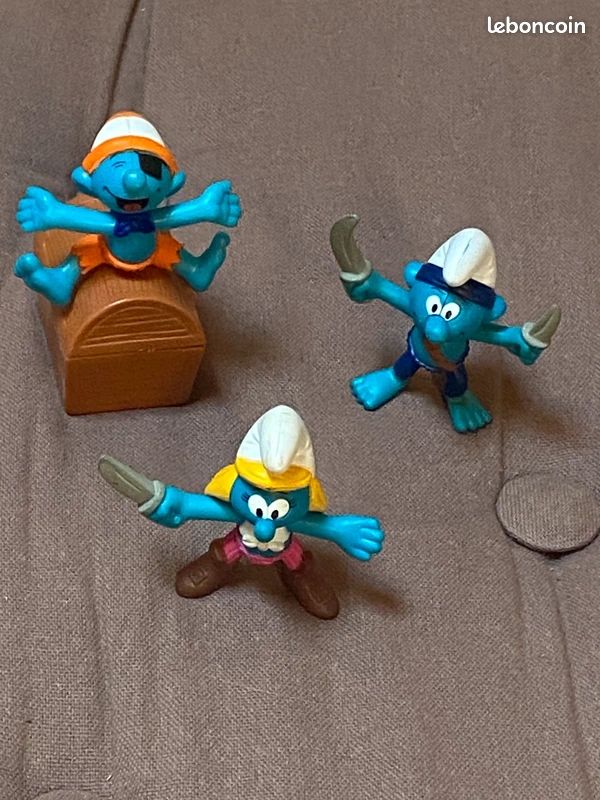 Figurine Schtroumpf Pirate McDonald's 2018 – Collection PEYO, Conquérant Des Mers