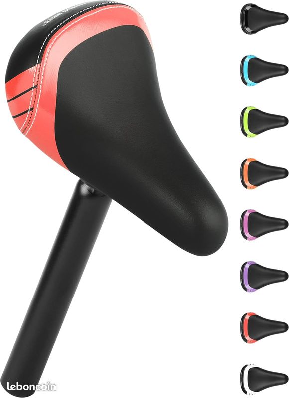 Dickly Selle De Vélo Pour Enfants, Accessoires De Vélo Pour Enfants, Pièces De Rechange Pour L'extérieur, Rose