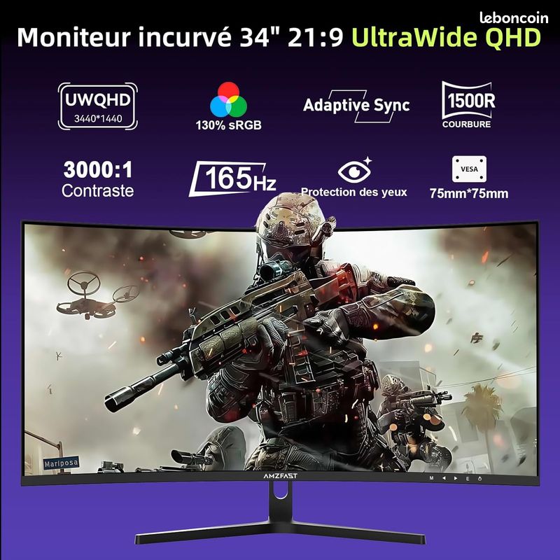 écran pc incurvé (image 3)