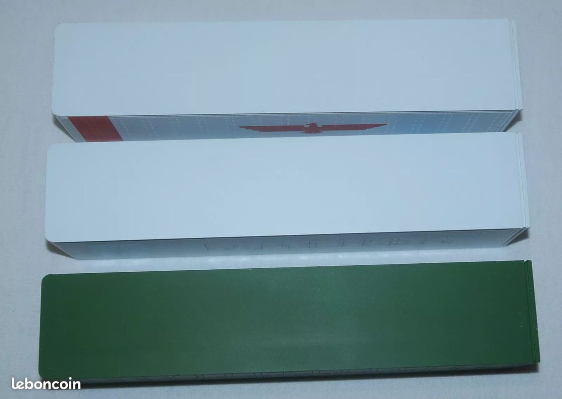 Pack 3 Conteneurs Intermodaux Lionel échelle O – Multicolores, Plastique