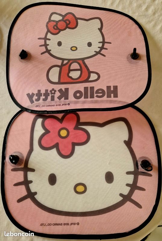 Pare-Soleil Voiture Hello Kitty Sanrio – Officiel 147 X 69 Cm, Protection UV & Style Kawaii Pour Pare-Brise