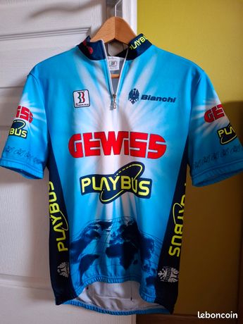 Maillot Cycliste Vintage LOOK Par Biemme Sport - Taille 4 / L - Homme - Années 90/2000