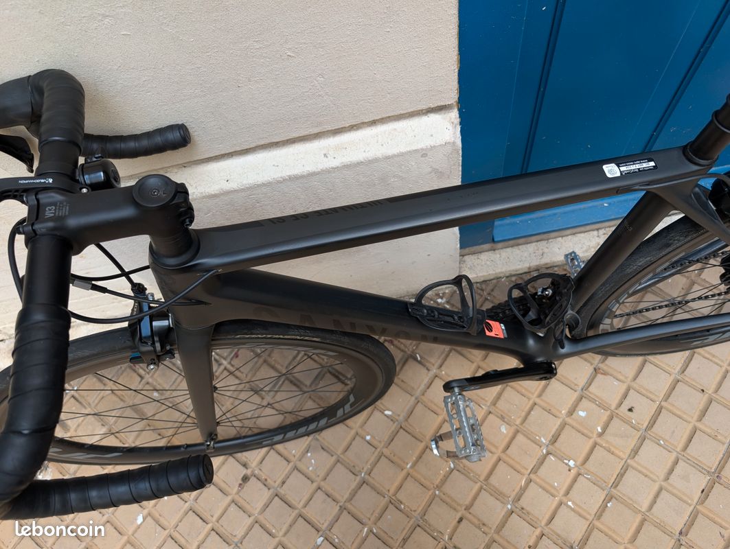 Canyon Ultimate CF SL 7 taille S - Shimano 105 + roues carbone Prime RR-50 V3 + capteur de puissance Stages (image 2)
