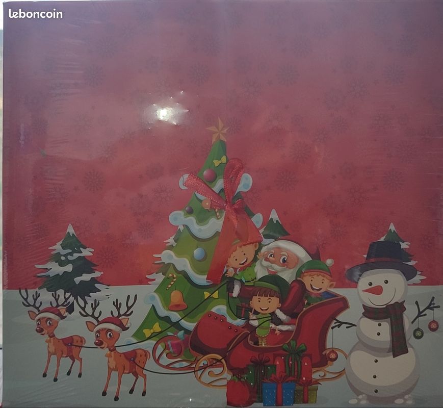 Calendrier de l'avent coffret en carton rouge (image 1)