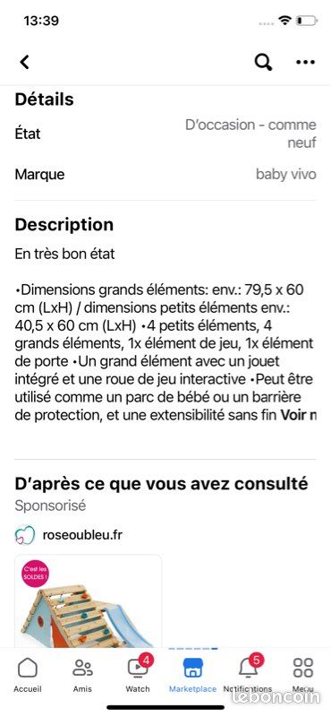 Parc modulable baby vivo (image 2)