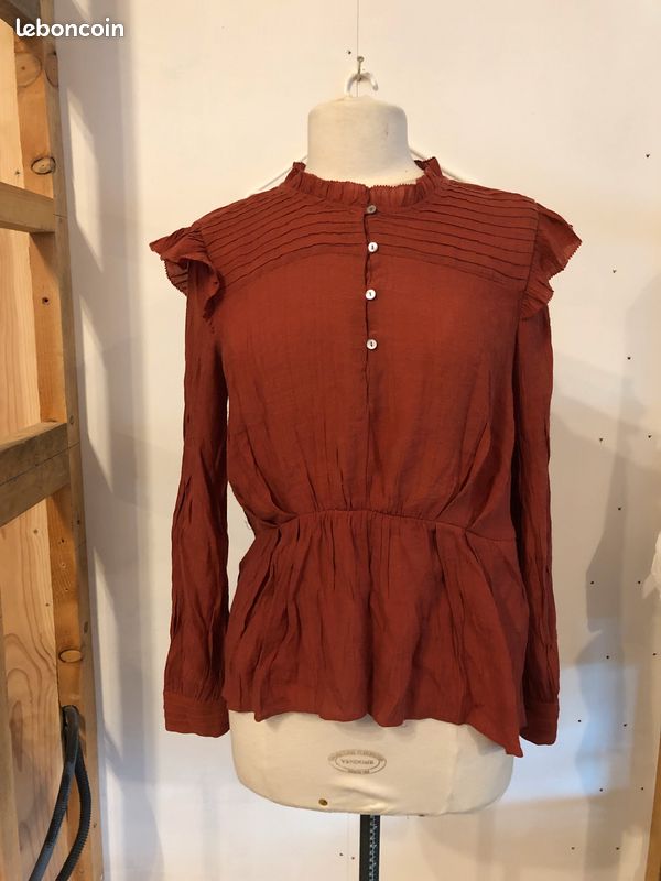 Haut Une Manche Zara Haut Manche Longue Zara Taille L Couleur