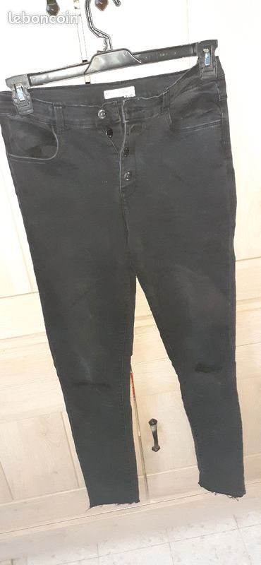 Jean noir femme (image 1)
