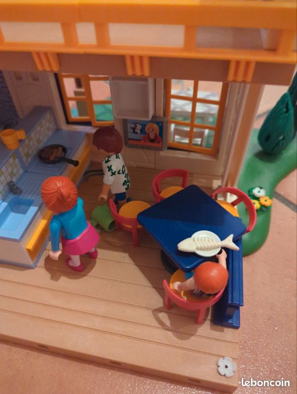 Pièce Playmobil 4857 - Matelas D'étage Pour Lit De La Maison De Vacances - Occasion TB
