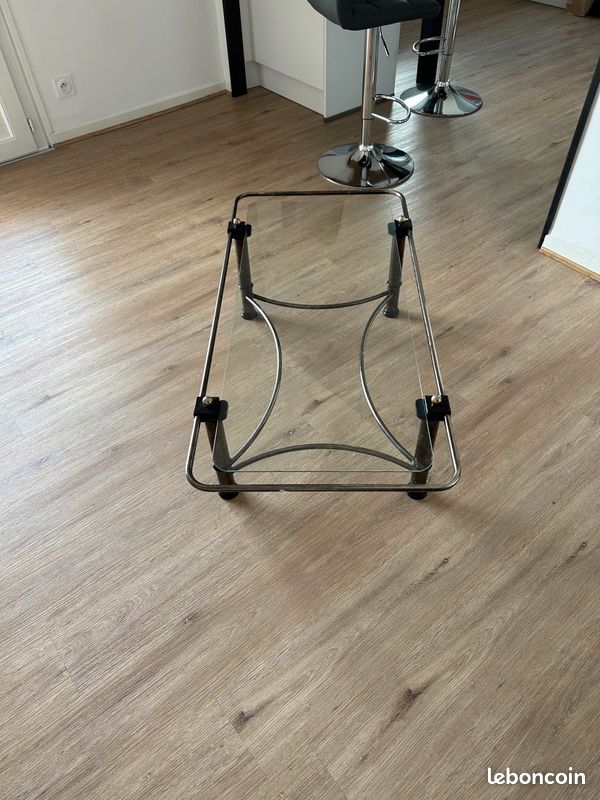 Table basse en verre (image 1)
