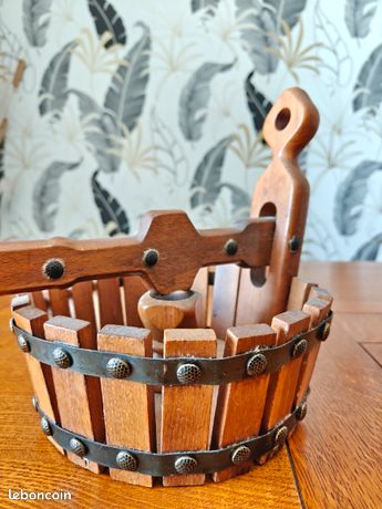 Casse-noix Vintage Doré – Bois Et Métal, Longueur 16-20 Cm (objet Décoratif)