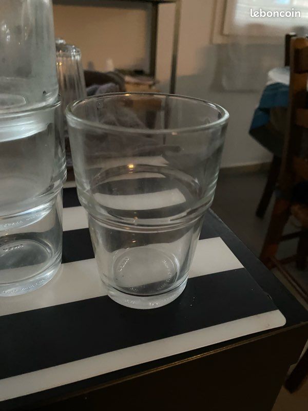 Lot de 8 verres ikea (image 1)