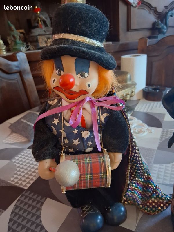 Duo de clown vintage musicaux (image 2)