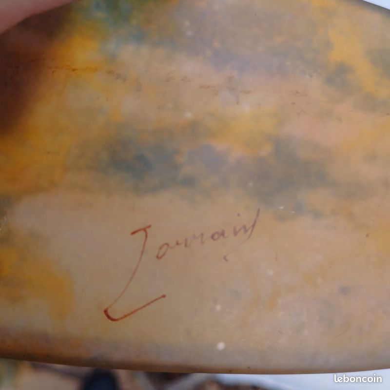 Coupe en pate de verre - Signée Lorrain (image 3)