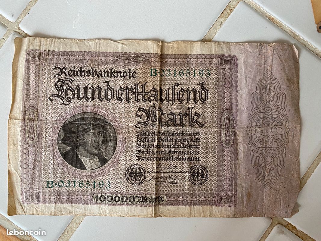 Billet allemand 1923 (image 1)