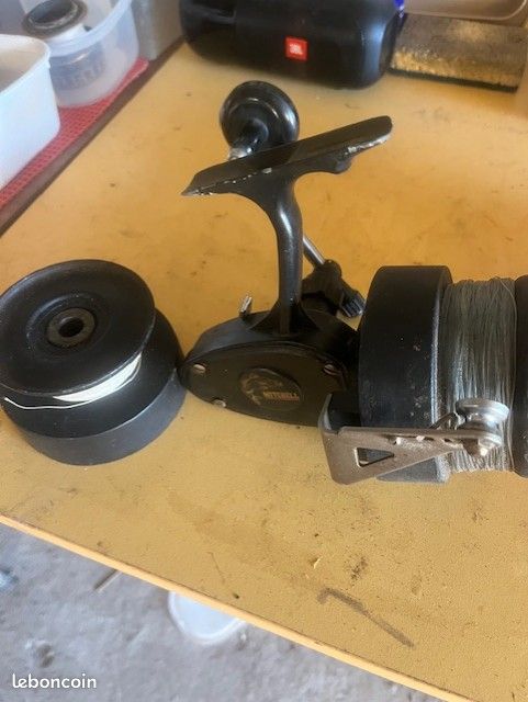 Moulinet mitchell 498+ Bobine Casting Pour des Lancers Loin