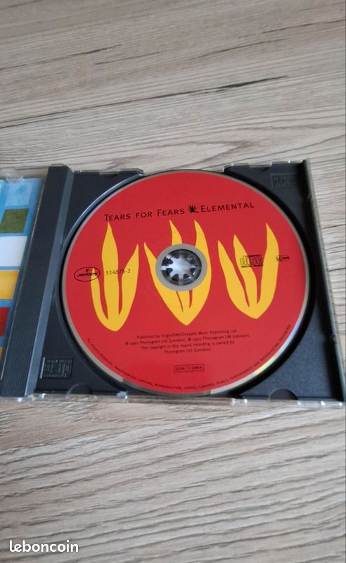 ​CD Tears For Fears – Elemental (1993) – Très bon état (image 4)